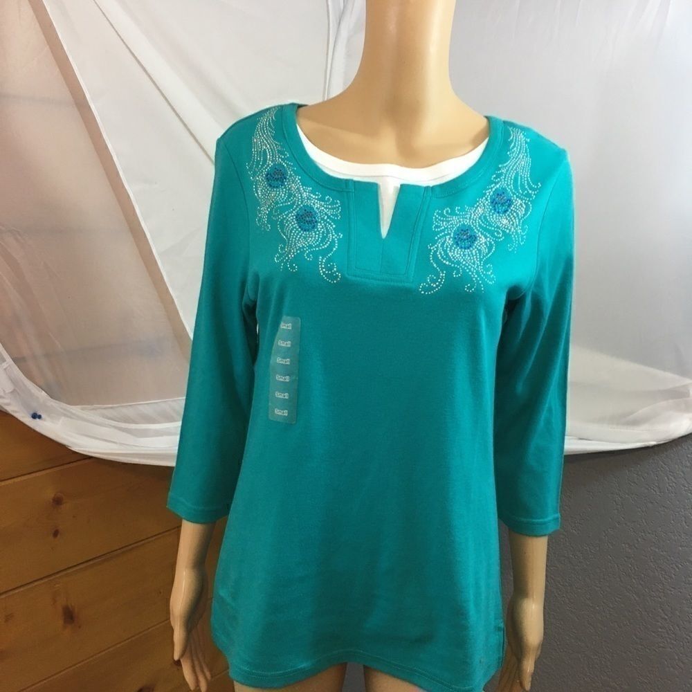 Decorated Originals Top Rhinestone NWT’